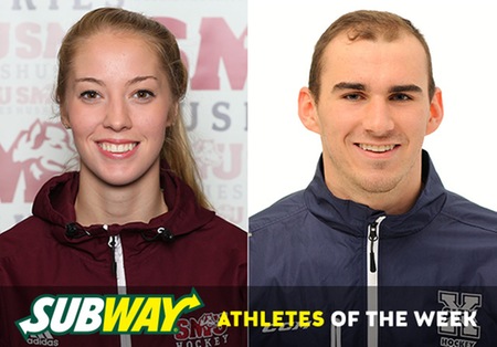 Saint Mary's Blanche and StFX's Marchand named Subway AUS Athletes of the Week