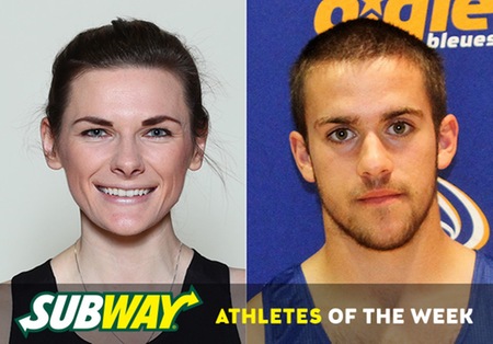 Dalhousie's Myatt and Moncton's Doucet named Subway AUS Athletes of the Week