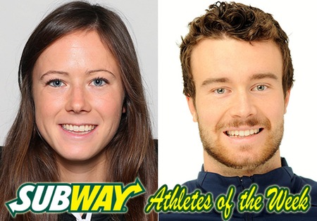 Dalhousie's Wilson and StFX's DeWolfe named Subway AUS Athletes of the Week