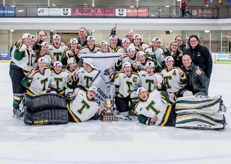 Tommies capture first-ever AUS women's hockey championship title