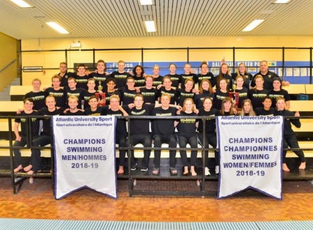 Dalhousie swim teams capture AUS men's and women's swimming titles