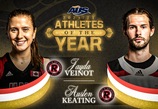 UNB's Veinot, Keating named AUS Athletes of the Year